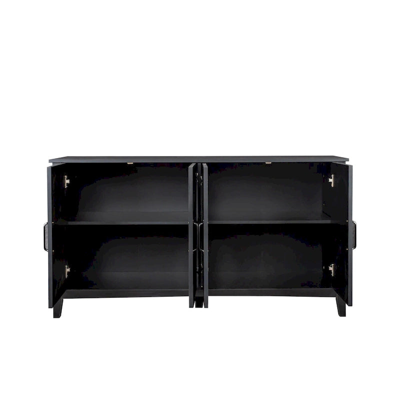 59.06 Modern TV Stand with Doors & Shelves