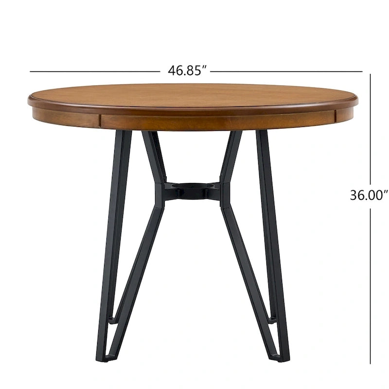 Netia 3-Piece Counter-Height Bar Set with Boucle Upholstered Chairs and Metal Table Base by Christopher Knight Home