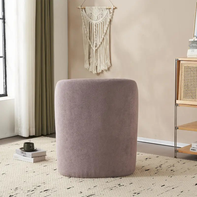 Christopher Knight Home - Eliana Modern Teddy Fabric Accent Chair with Curved Backrest and Legs