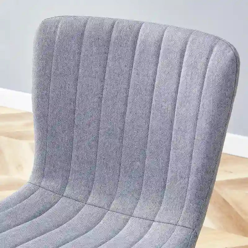 Classic Dining Chair Set of 4, Kitchen Armless Side Chair, Interior Decoration Chair with Metal Legs for Dining Room