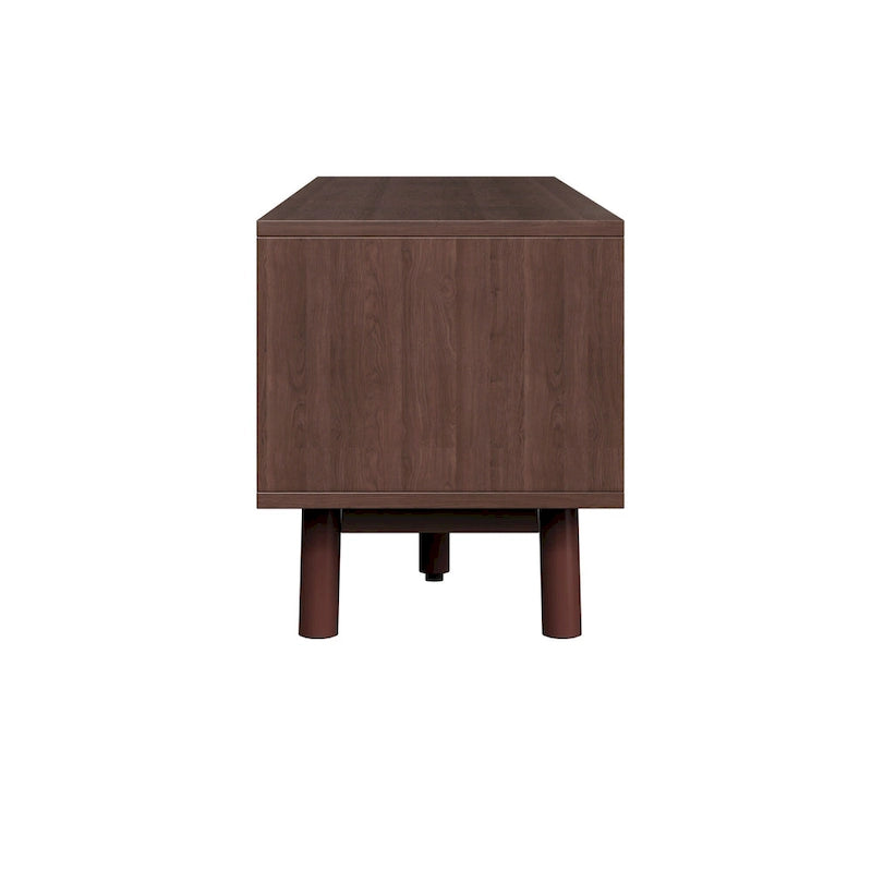 Wood TV Stand for 75 TVs, Modern TV Cabinet for Living Room