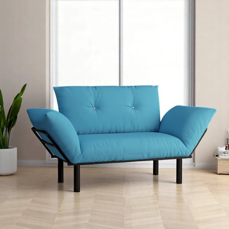 Adio Metal Frame Loveseat With Removable Cushions