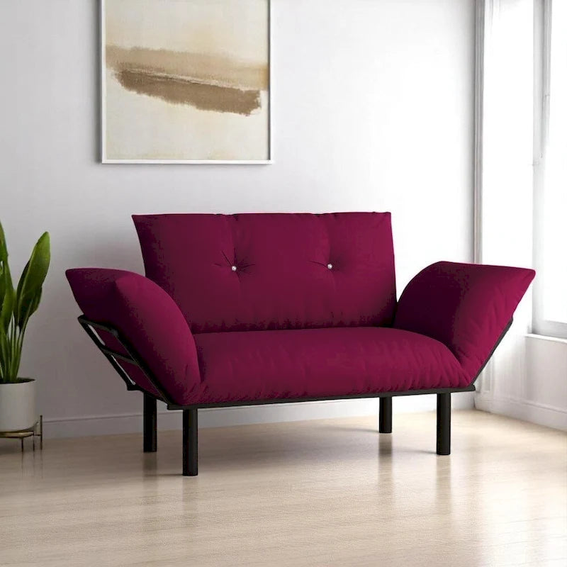 Adio Metal Frame Loveseat With Removable Cushions