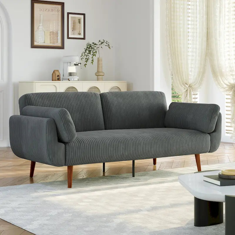 Convertible Sleeper Sofa Futon Sofa Bed Recliner Lounge For Living Room