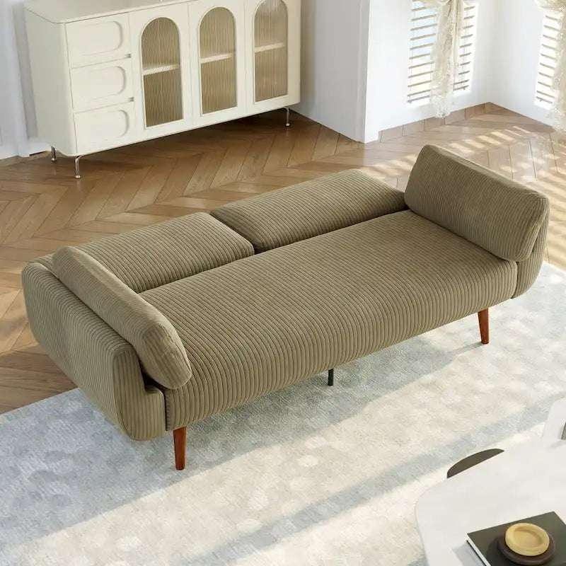 Convertible Sleeper Sofa Futon Sofa Bed Recliner Lounge For Living Room