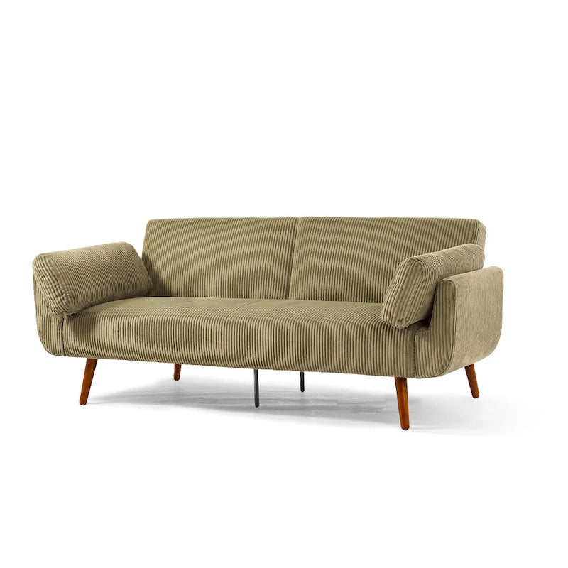 Convertible Sleeper Sofa Futon Sofa Bed Recliner Lounge For Living Room