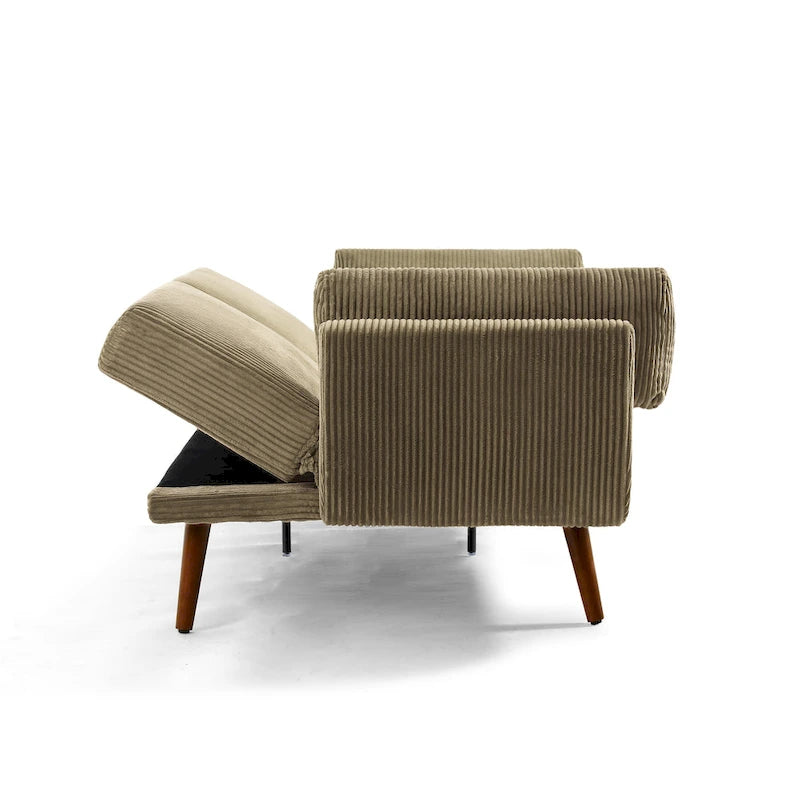 Convertible Sleeper Sofa Futon Sofa Bed Recliner Lounge For Living Room