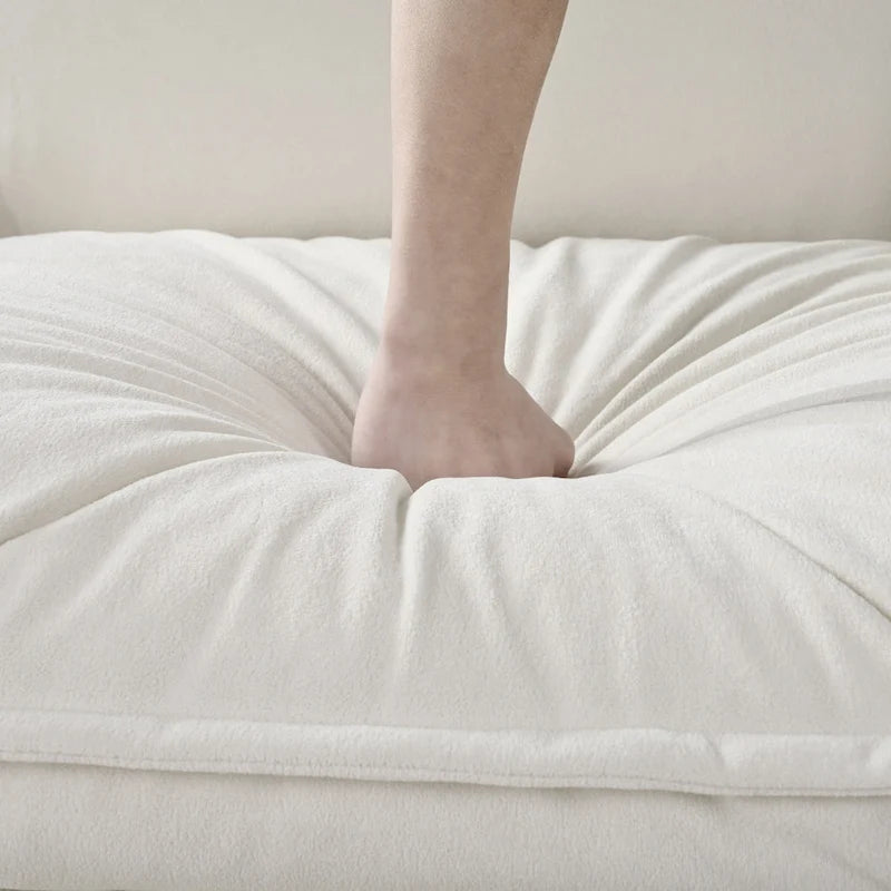 3-Piece Chenille Cloud Sofa & Armchair Set with Deep Seats & 3 Pillows