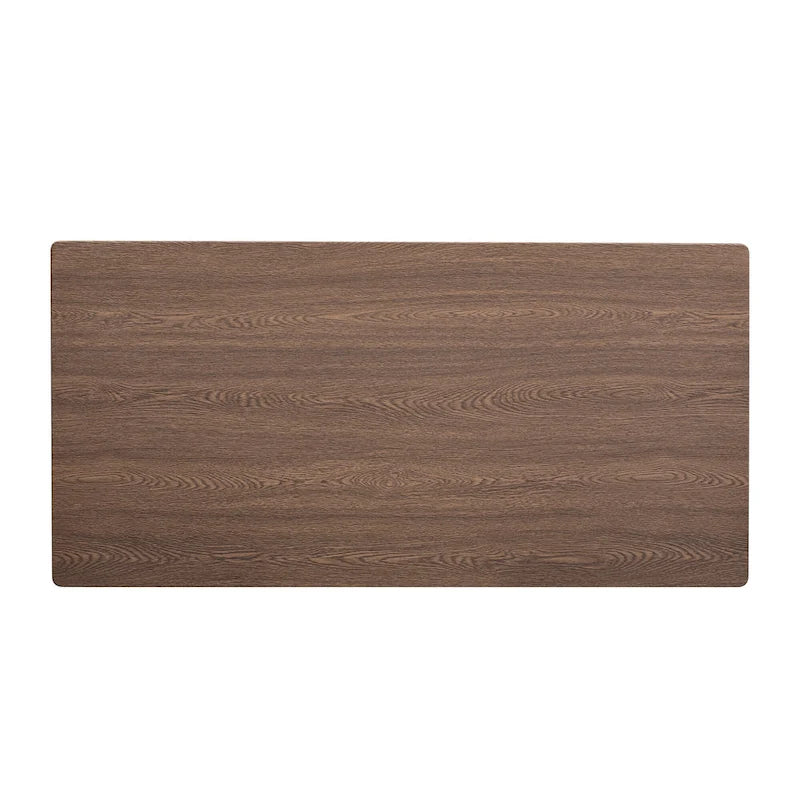 5-Piece Industrial Bar Table Set with Rectangular Table & 4 Chairs