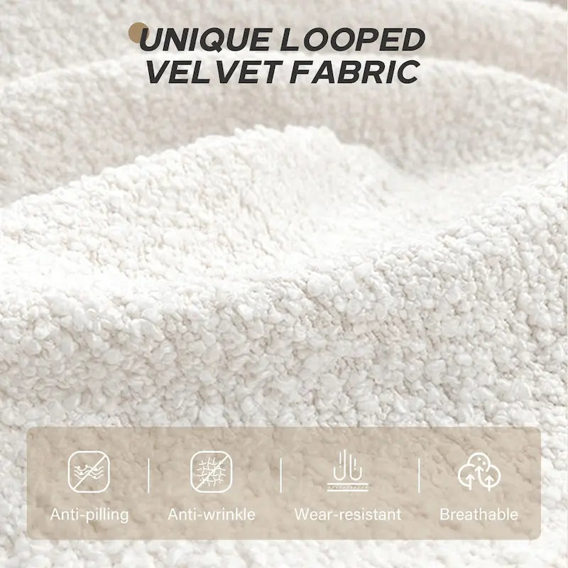 103 Fabric Modular Sectional Sofa with Deep Seats, L-Shaped Cloud Couch and Chaise, No Assembly Required