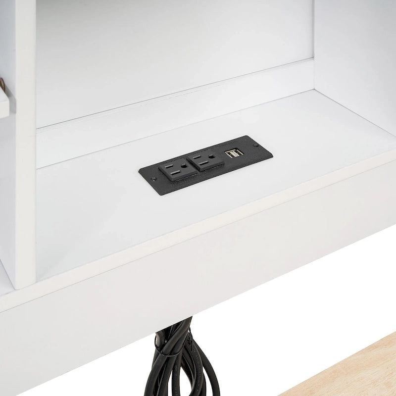 Pine Wood Platform Bed Frame with 3 Drawers & Trundle