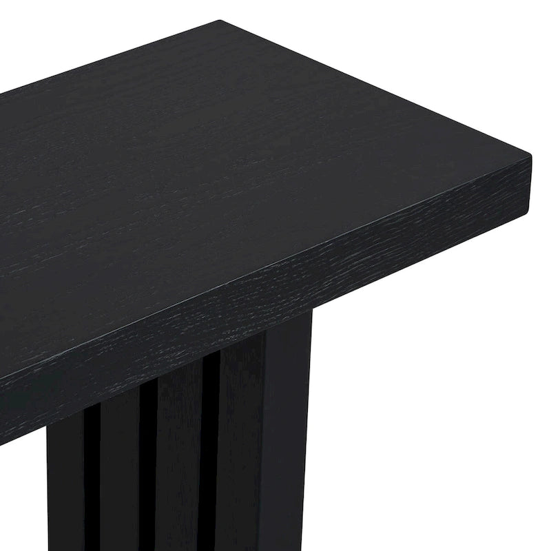 59 Modern Console Table with Distinctive Side Shapes for Entryway, Living Room