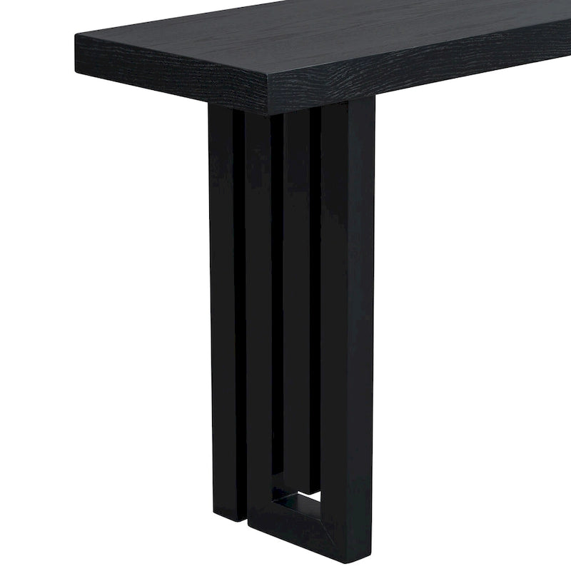 59 Modern Console Table with Distinctive Side Shapes for Entryway, Living Room