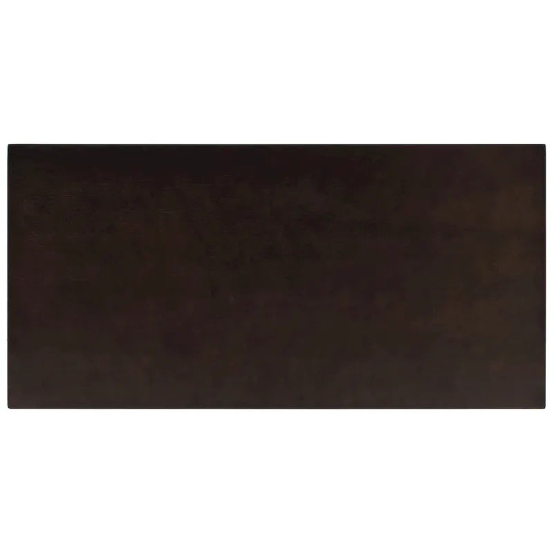 Espresso 6-Piece Counter Height Wooden Dining Table Set with 4 Chairs & Bench