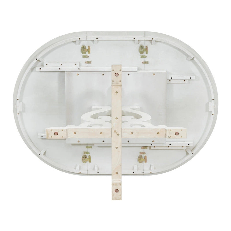 5-Piece Wooden Dining Table Set with Extendable Table & 4 Chairs