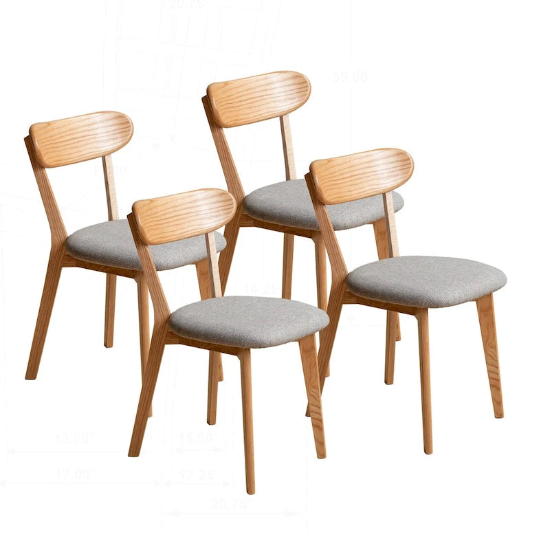 Premium Solid Wood Dining Chair with Exceptional Craftsmanship for Comfortable Seating
