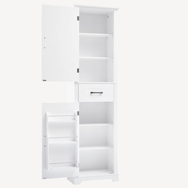 Tall Freestanding Bathroom Storage Cabinet with 2 Doors and 1 Drawer