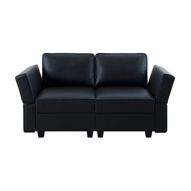 Modular Convertible Sectional Sofa Bed Sleeper Loveseat Couch