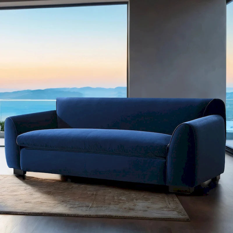 Furniture of America Corwin Modern Bench Style Sofa with OEKO TEX Certified Fabric