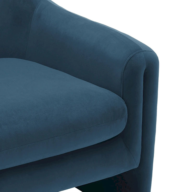 Modern Barrel Upholstered Accent Chair
