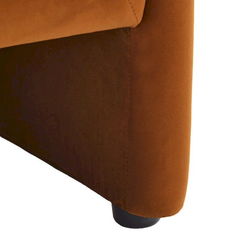 Modern Barrel Upholstered Accent Chair