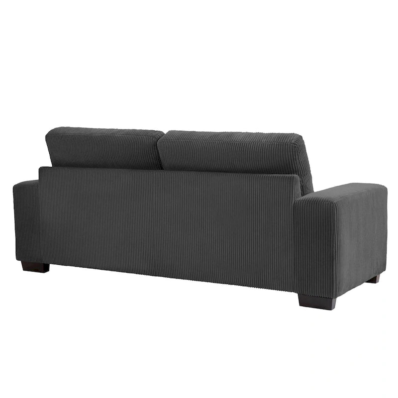 Classic Corduroy Sofa Couch 2-Seater Upholstered Couch