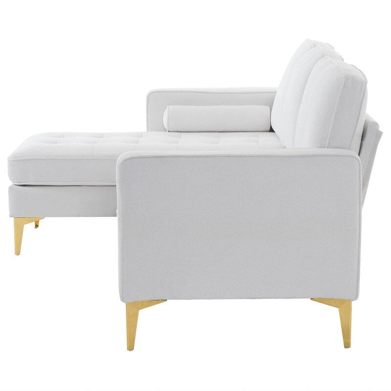 3-Seater Golden Tripod Legs Indoor Modular Sofa