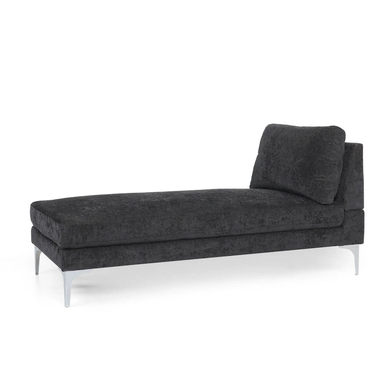 Beamon Contemporary Fabric Chaise Lounge by Christopher Knight Home - 69.00 L x 29.00 W x 30.00 H