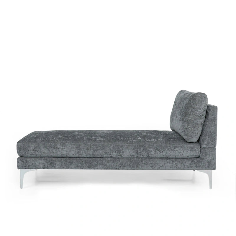 Beamon Contemporary Fabric Chaise Lounge by Christopher Knight Home - 69.00 L x 29.00 W x 30.00 H