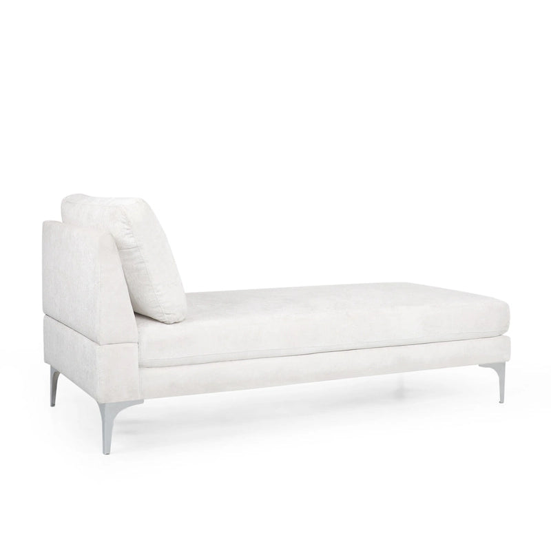 Beamon Contemporary Fabric Chaise Lounge by Christopher Knight Home - 69.00 L x 29.00 W x 30.00 H