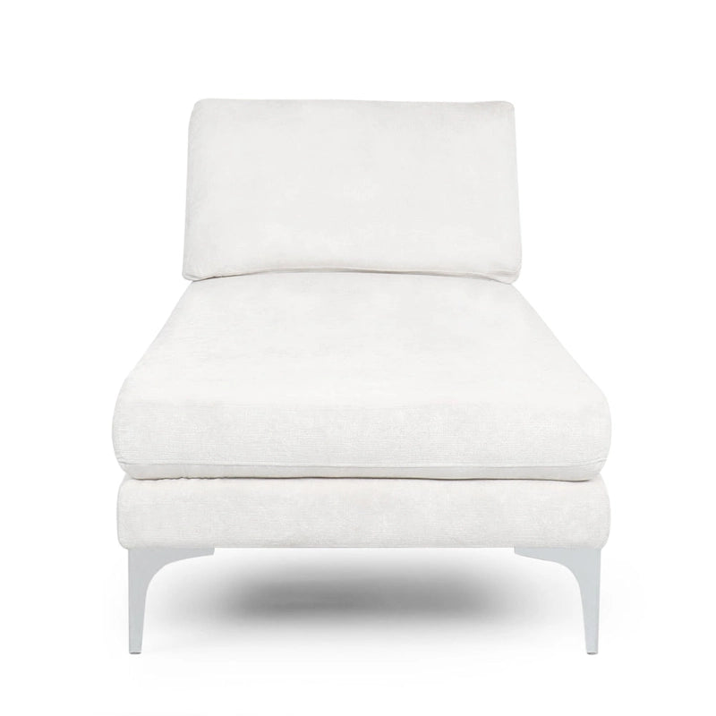 Beamon Contemporary Fabric Chaise Lounge by Christopher Knight Home - 69.00 L x 29.00 W x 30.00 H