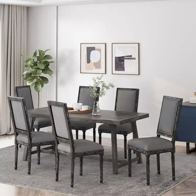 Regina Wood Upholstered Dining Chair by Christopher Knight Home