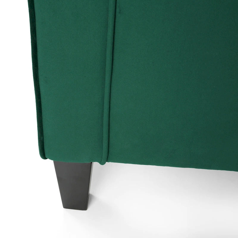 Milo Contemporary Velvet Club Chair by Christopher Knight Home - 30.75 W x 33.50 L x 33.75 H