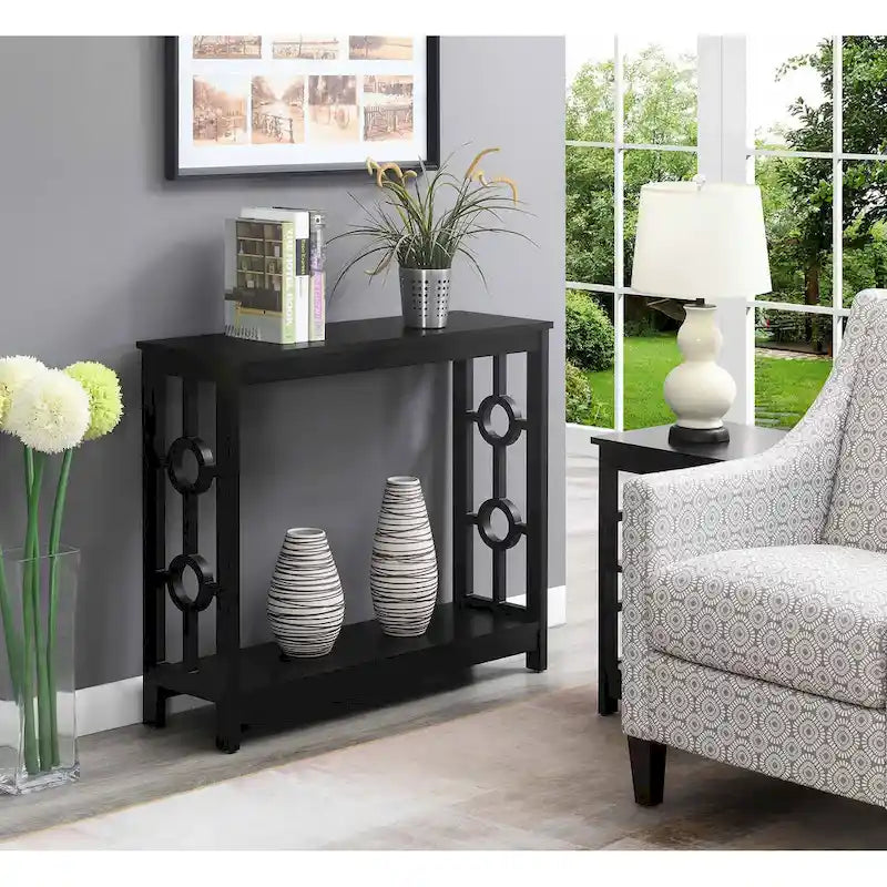 Convenience Concepts Ring Console Table with Shelf