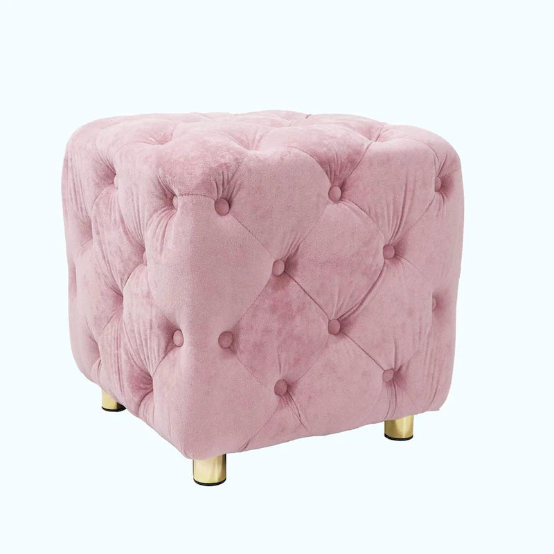 Soft Foot Stool,Dressing Makeup Chair,Upholstered Ottoman