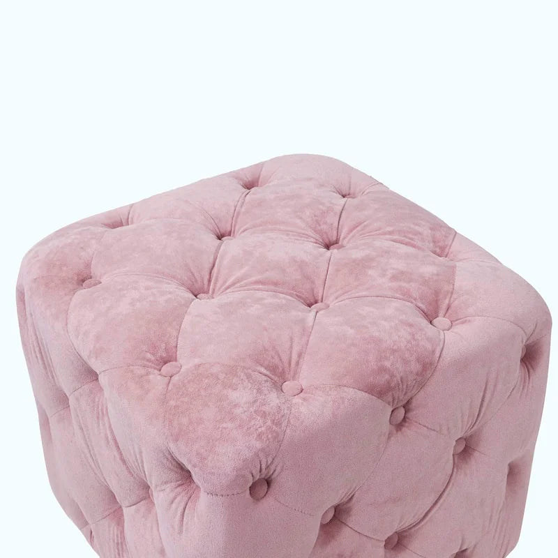Soft Foot Stool,Dressing Makeup Chair,Upholstered Ottoman