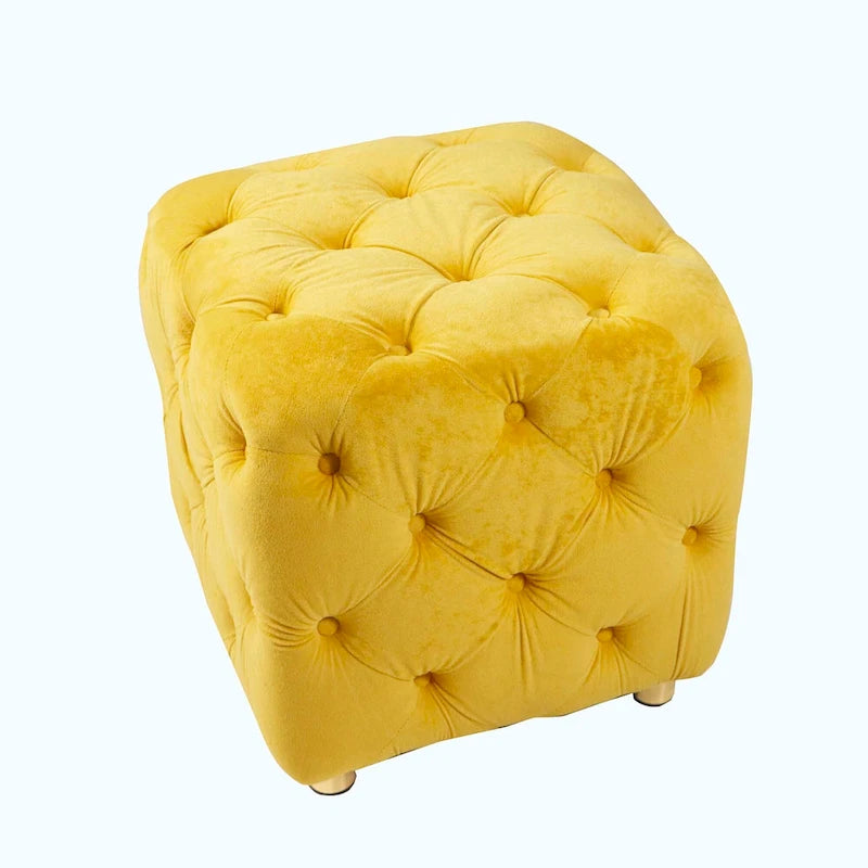 Soft Foot Stool,Dressing Makeup Chair,Upholstered Ottoman