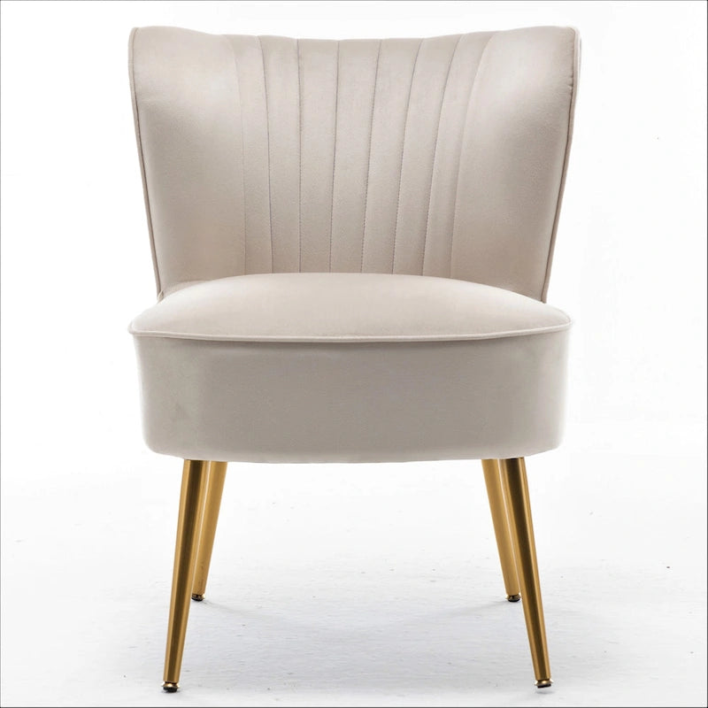 Us Pride Furniture Sauter 23.2 Wide Mid-Century Modern Microfiber Accent Chair