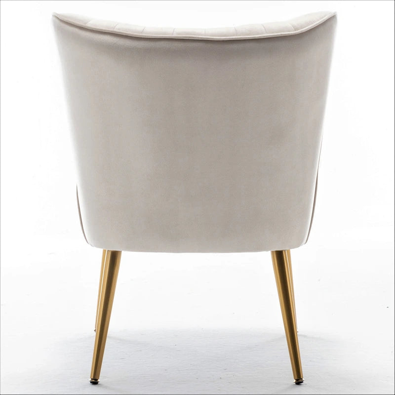 Us Pride Furniture Sauter 23.2 Wide Mid-Century Modern Microfiber Accent Chair