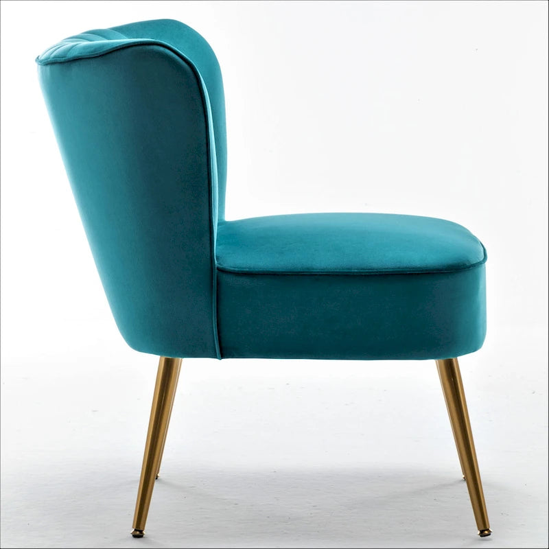 Us Pride Furniture Sauter 23.2 Wide Mid-Century Modern Microfiber Accent Chair