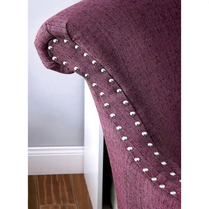 Nyer Contemporary Fabric Upholstered Accent Chair by Furniture of America