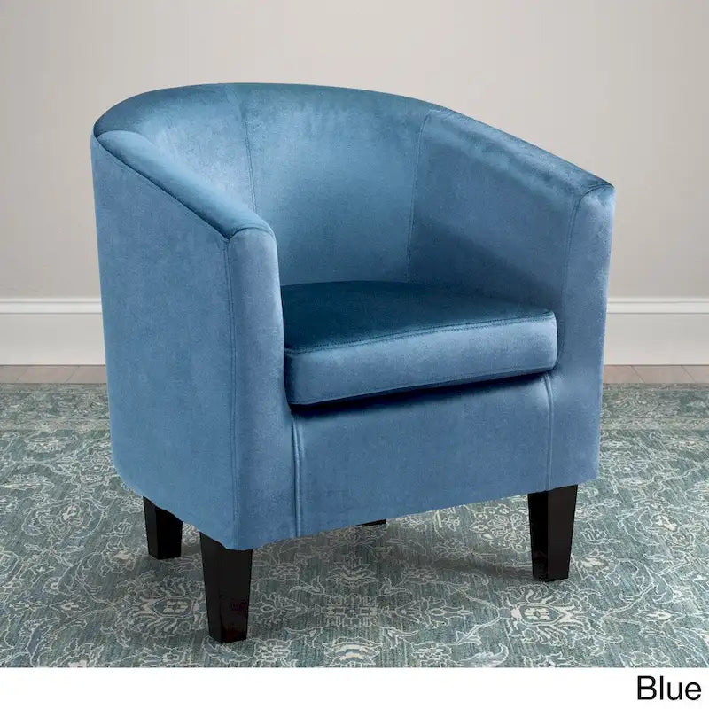 Copper Grove Broadway Velvet Upholstered Tub Chair