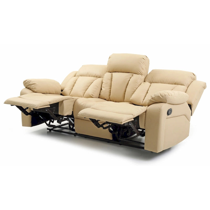 Daria Faux Leather Reclining Sofa