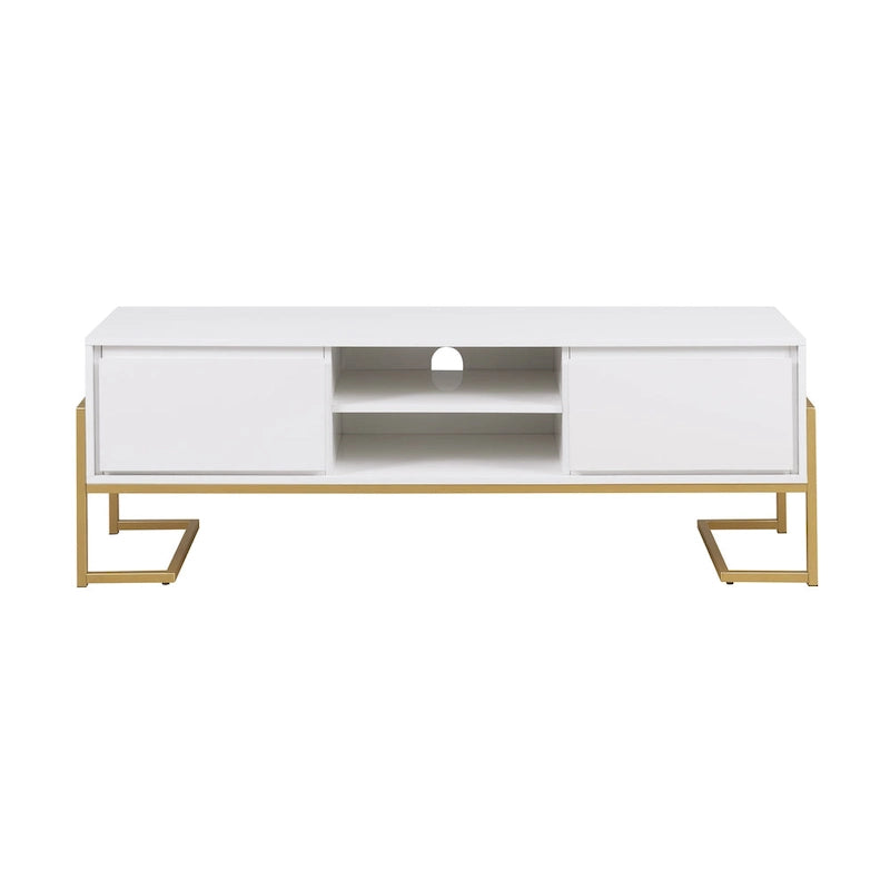Middlebrook Contemporary Metal-Base 2-Drawer TV Stand