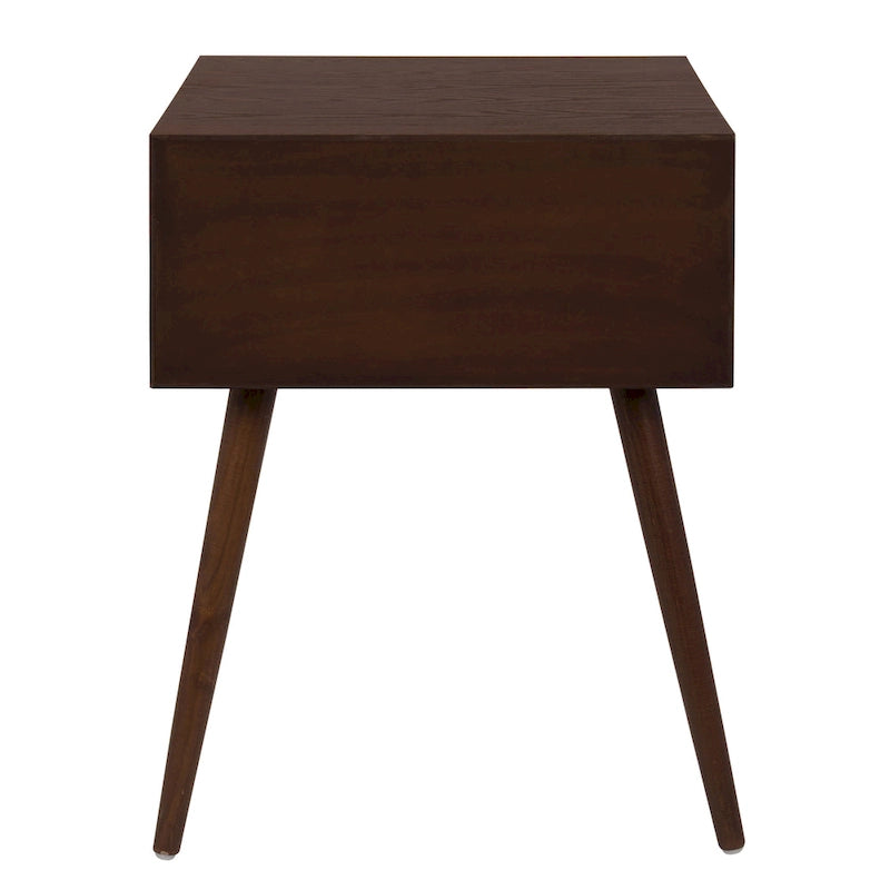 Kate and Laurel Finco Nightstand Side Table with 2 Drawers