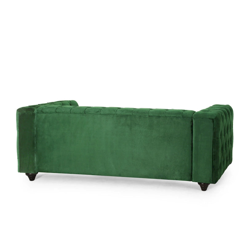 Sagewood Transitional Deeply Tufted Sofa by Christopher Knight Home