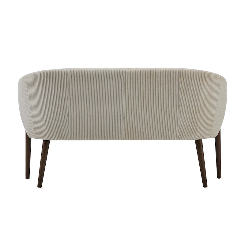 Galena Mid-century Modern Glam Loveseat by Christopher Knight Home