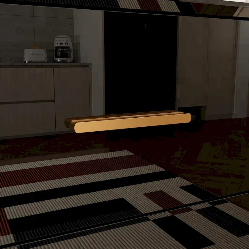 55.1 Modern 6-Drawer Bedroom Dresser Glossy Finish Chest Of Drawers