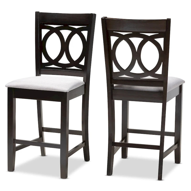 Modern and Contemporary Counter Stool 2-Piece Set