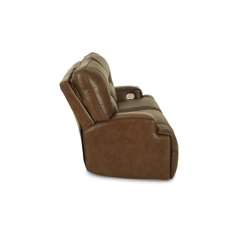 Signature Design by Ashley Francesca Auburn 2 Seat Power Reclining Sofa with Adjustable Headrest - 84W x 41D x 42H